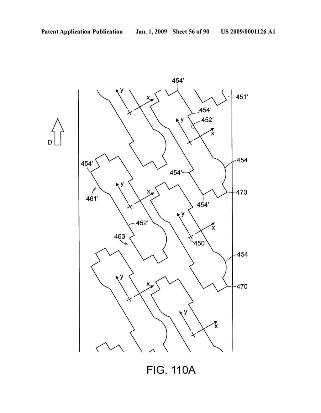 Surgical staples with improved tissue compression features - diagram, schematic, and image 57