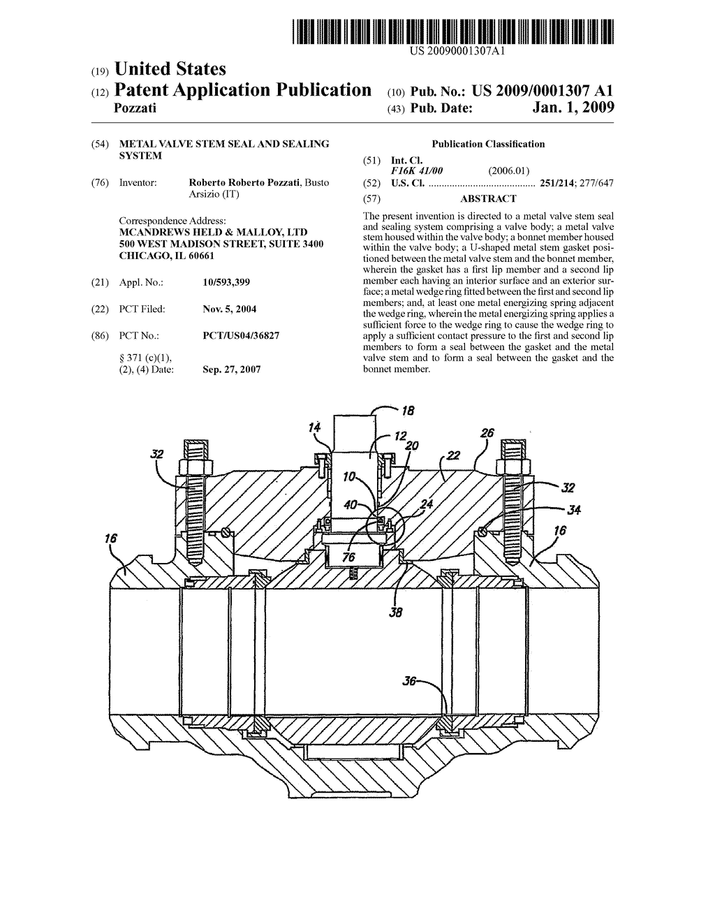 Metal Valve Stem Seal and Sealing System - diagram, schematic, and image 01