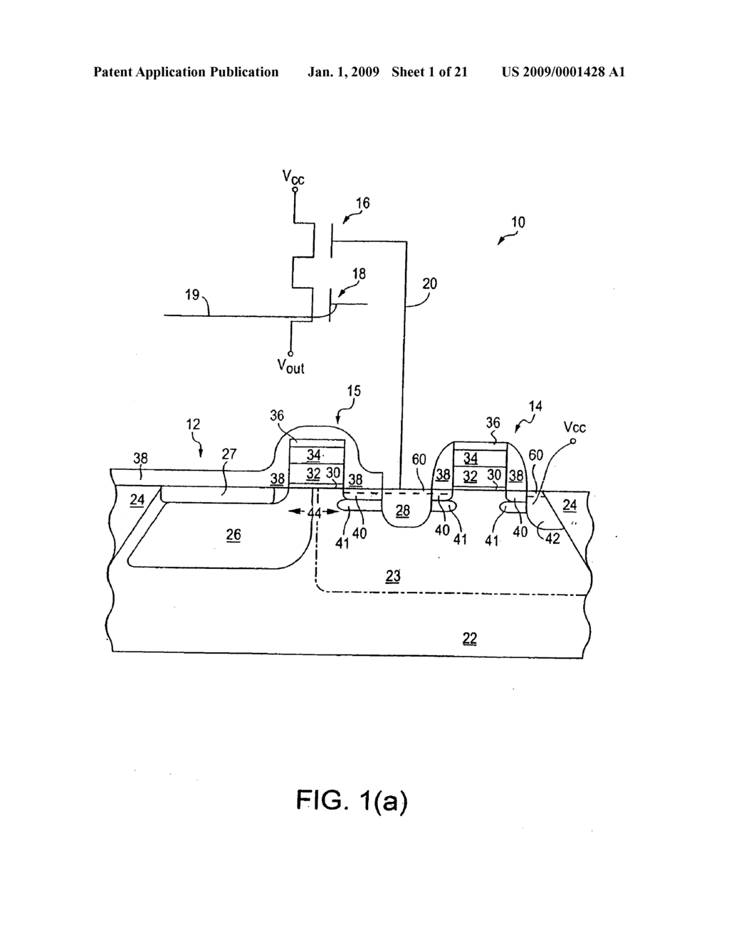 Optimized transistor for imager device - diagram, schematic, and image 02