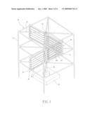 VERTICAL AXIS WINDMILL WITH WINGLETTED AIR-TILTABLE BLADES diagram and image