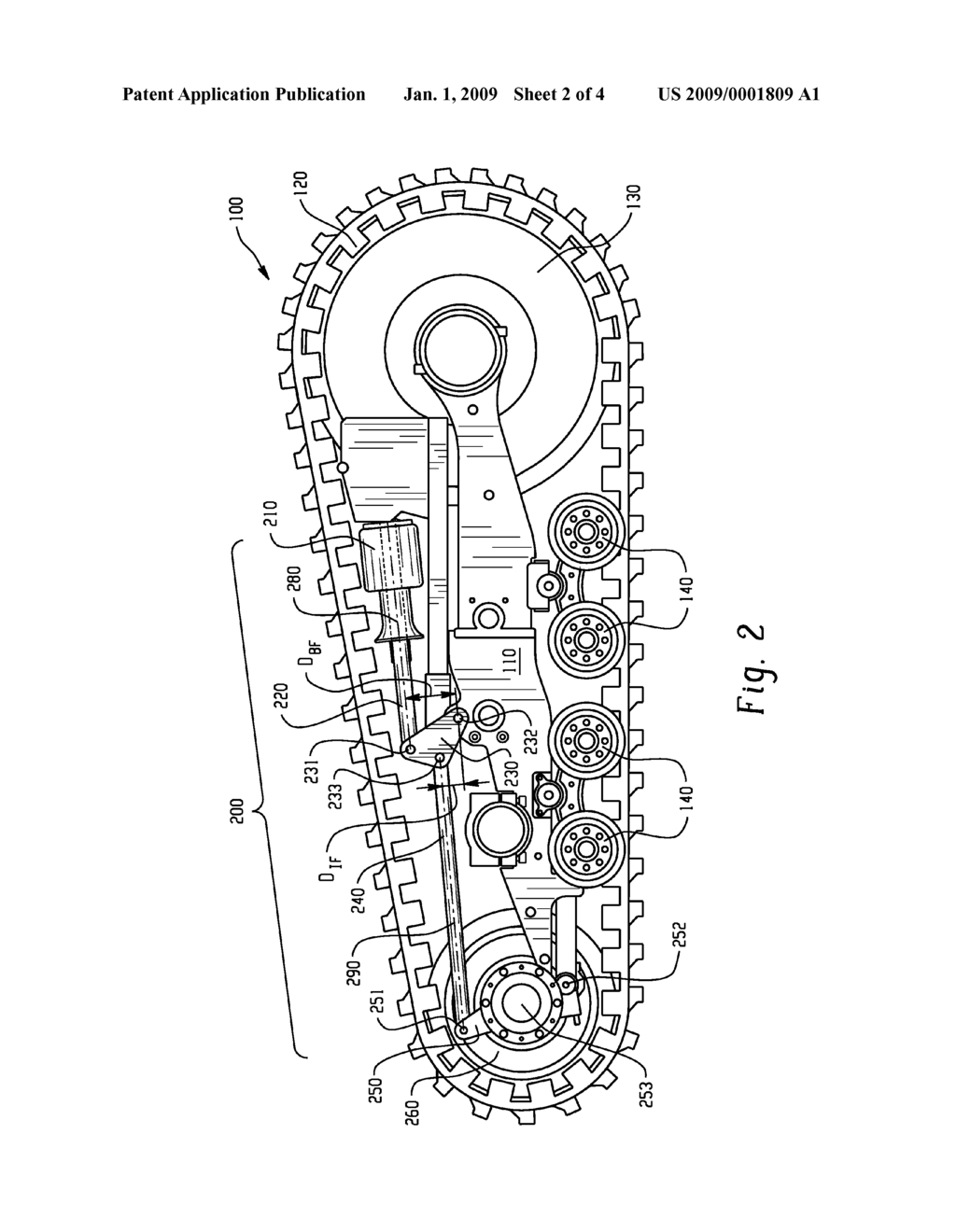 TENSION MANAGEMENT SYSTEM FOR AN ENDLESS TRACK OF A WORK MACHINE - diagram, schematic, and image 03