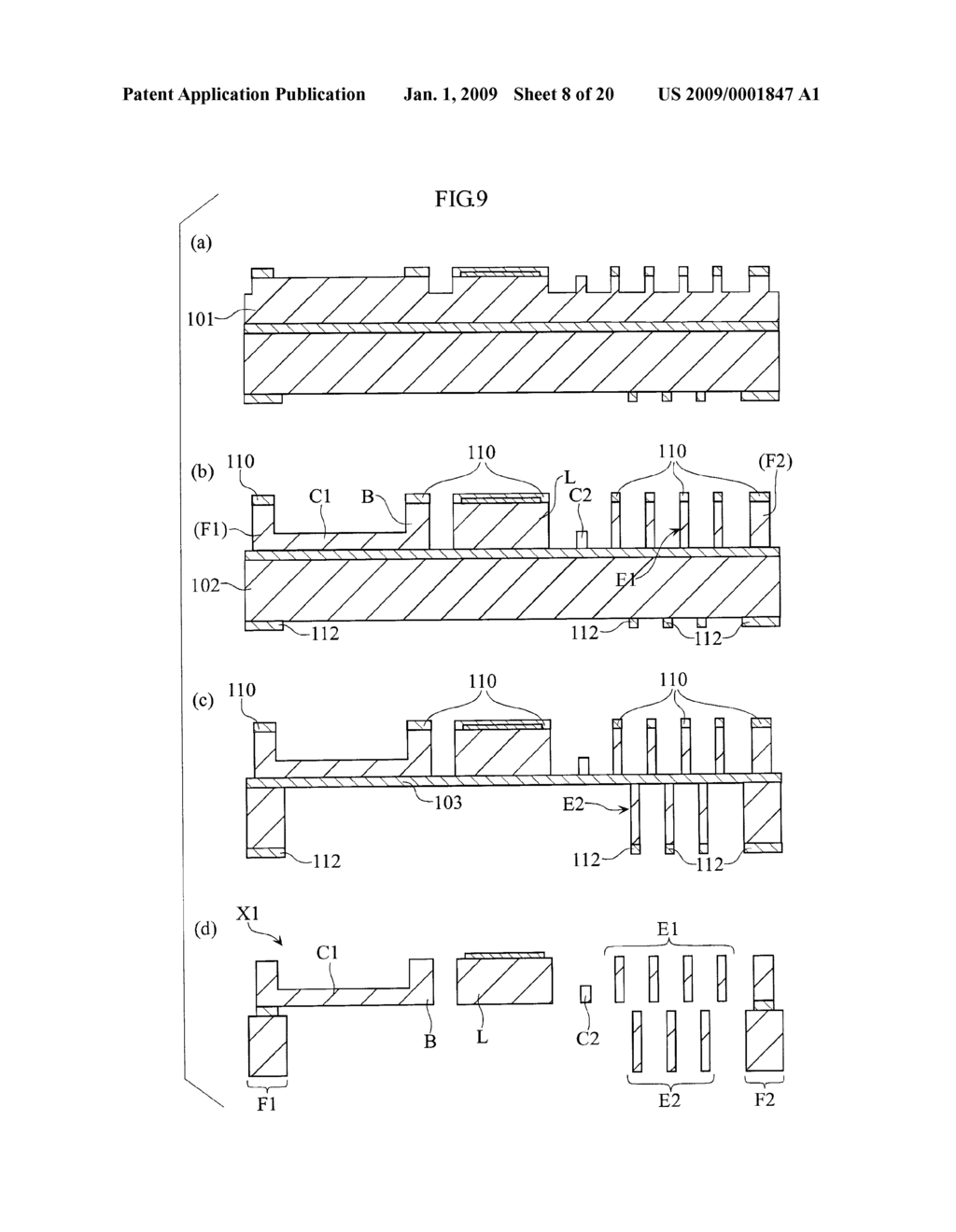 MICRO-OSCILLATION ELEMENT AND ARRAY OF MICRO-OSCILLATION ELEMENTS - diagram, schematic, and image 09