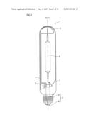 Metal Halide Lamp and Lighting Unit Utilizing the Same diagram and image