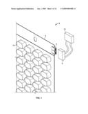 ELECTRICAL CONNECTOR INTERFACED WITH CONDUCTIVE INK ON A CARDBOARD SUBSTRATE diagram and image