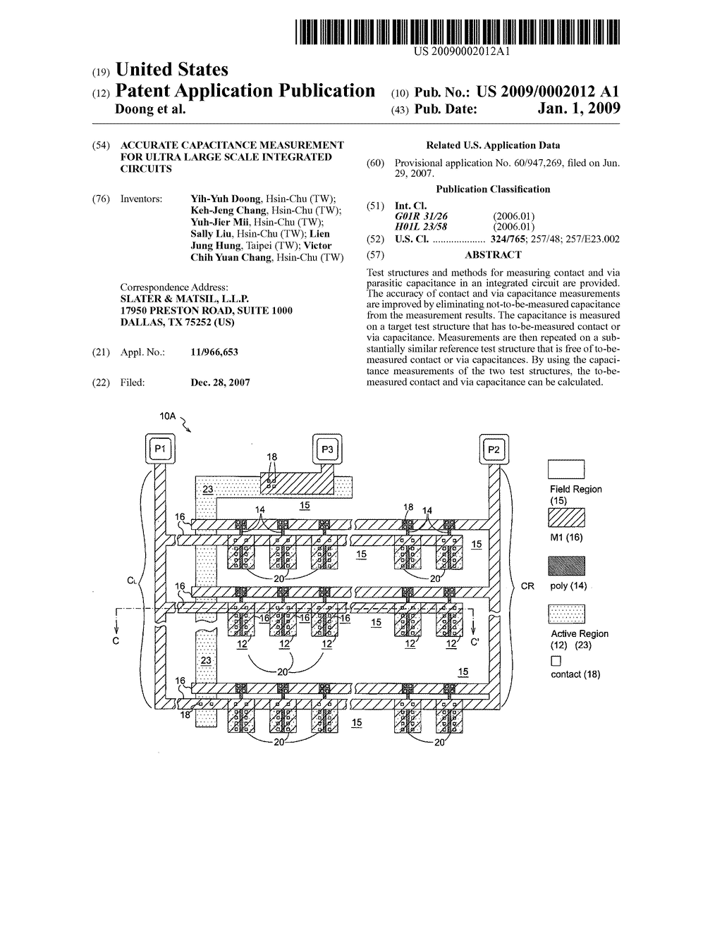 Accurate Capacitance Measurement for Ultra Large Scale Integrated Circuits - diagram, schematic, and image 01