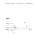 Noise removal circuit and comparator circuit including same diagram and image