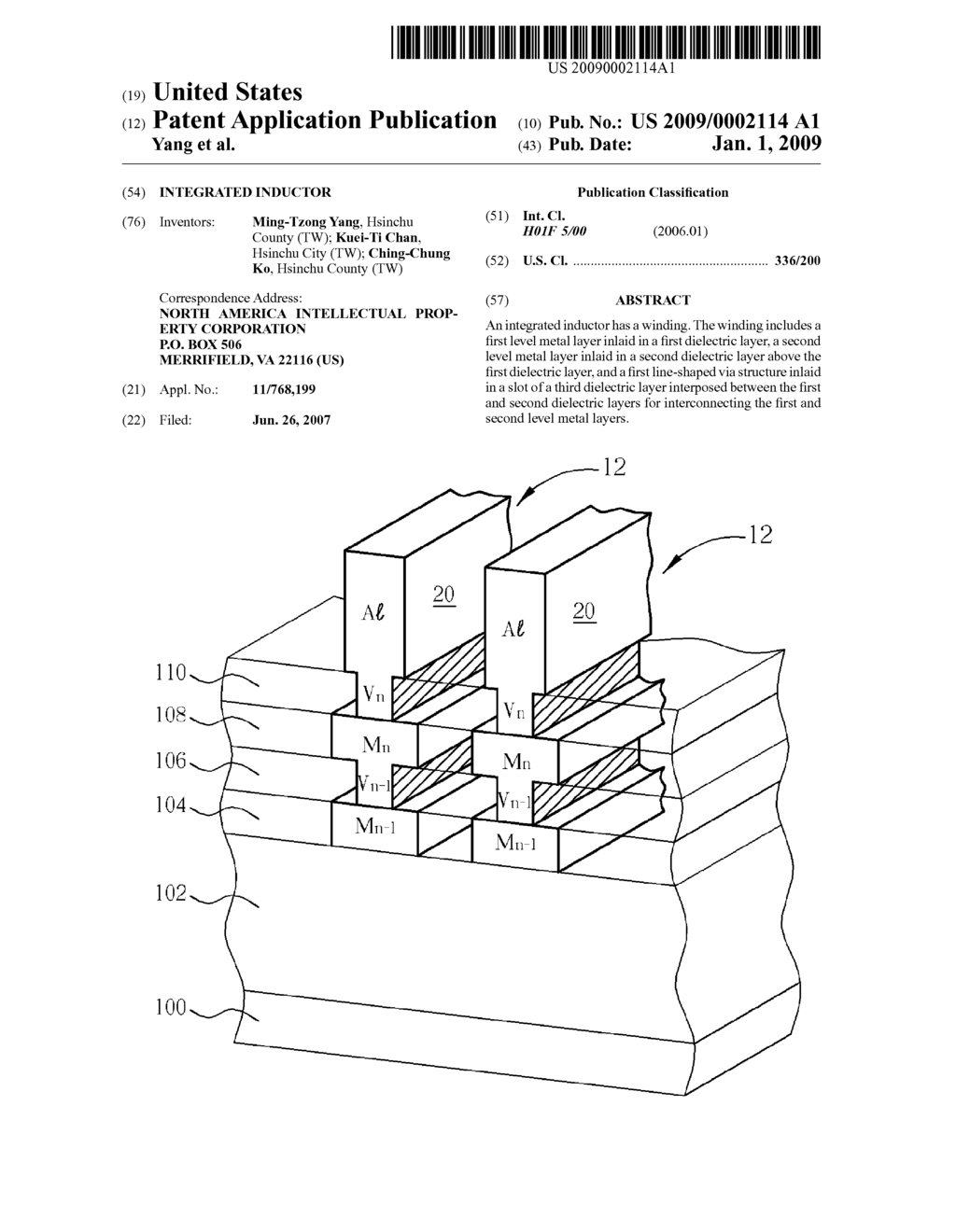 INTEGRATED INDUCTOR - diagram, schematic, and image 01