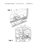 Digital vehicle cargo security system diagram and image