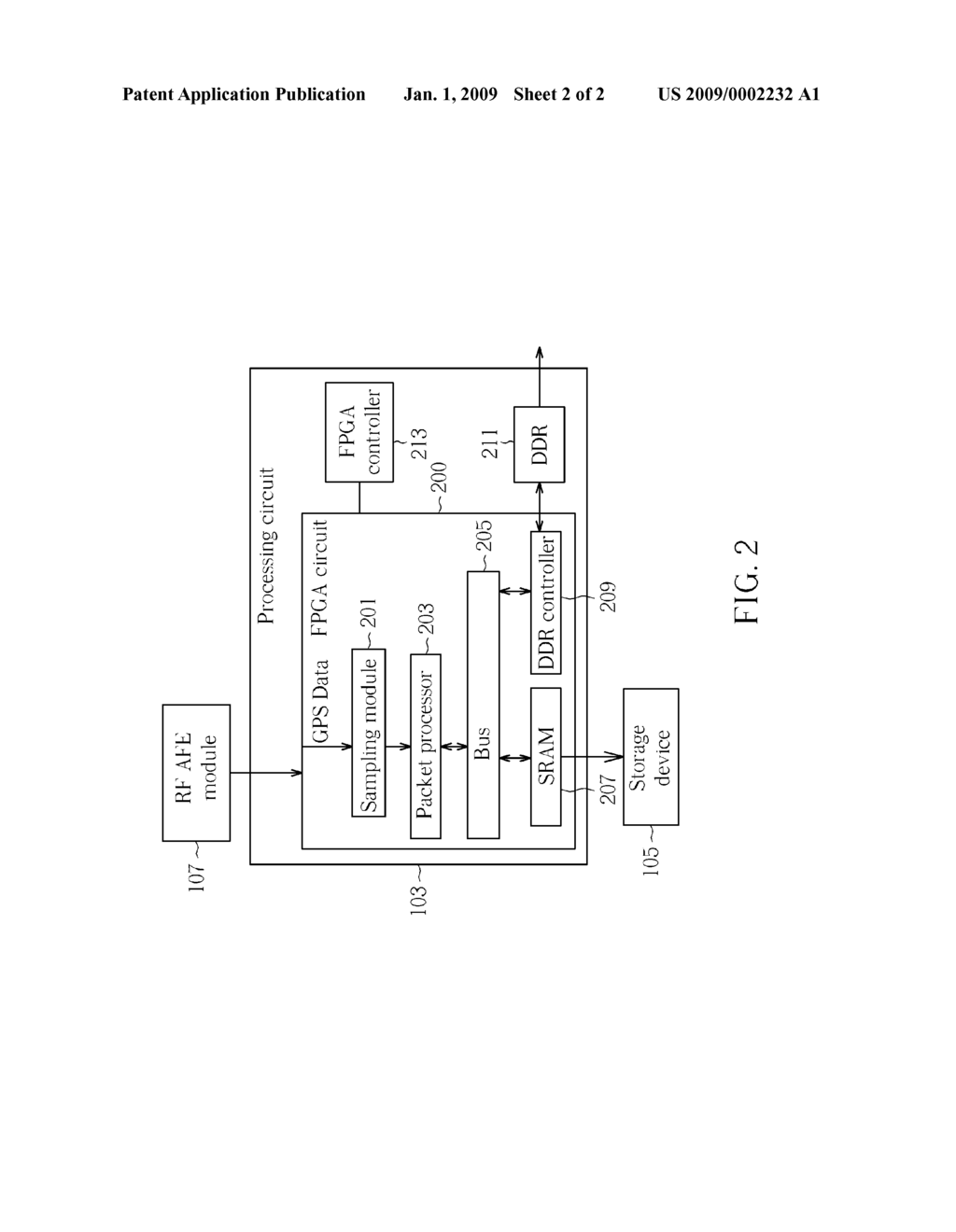 GPS DATA RECORDING APPARATUS AND RELATED METHOD THEREOF - diagram, schematic, and image 03