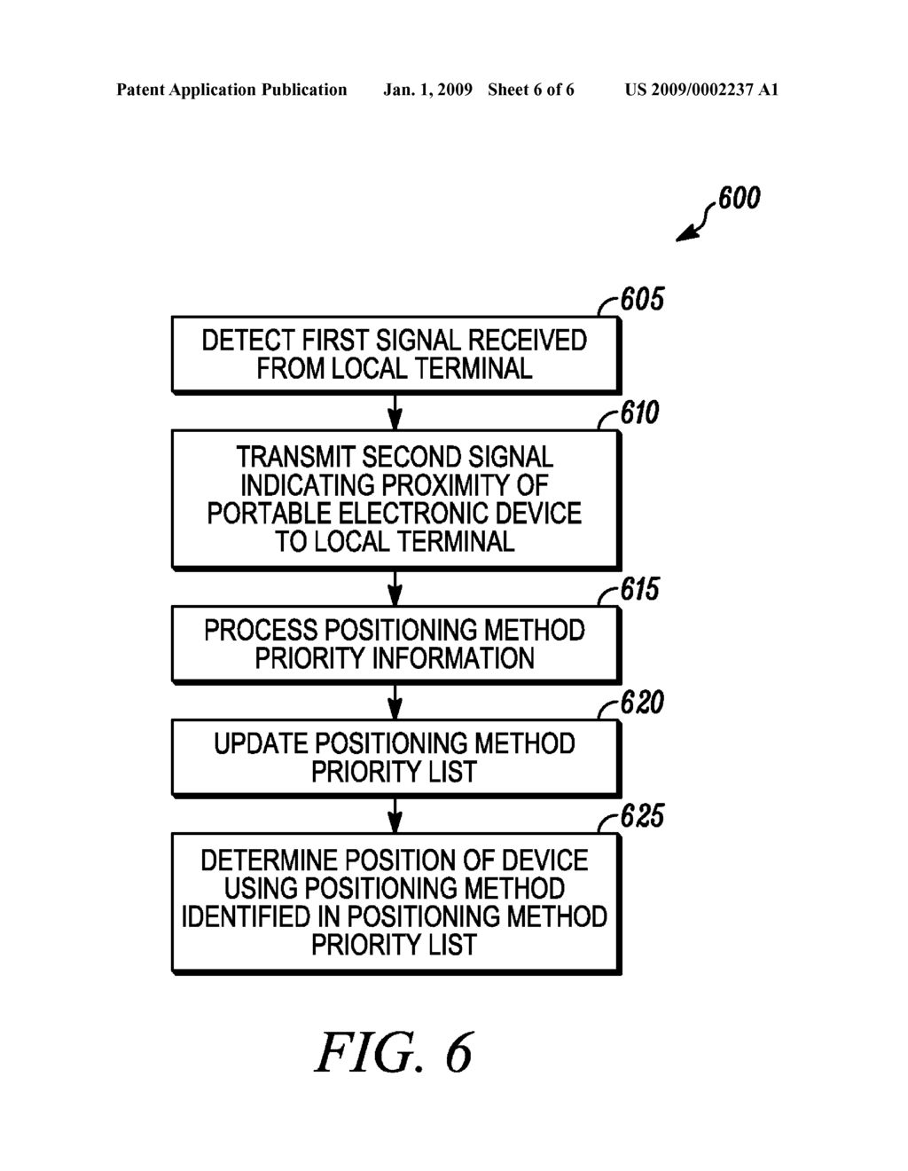 METHOD AND DEVICE FOR DETERMINING A POSITION OF A PORTABLE ELECTRONIC DEVICE - diagram, schematic, and image 07