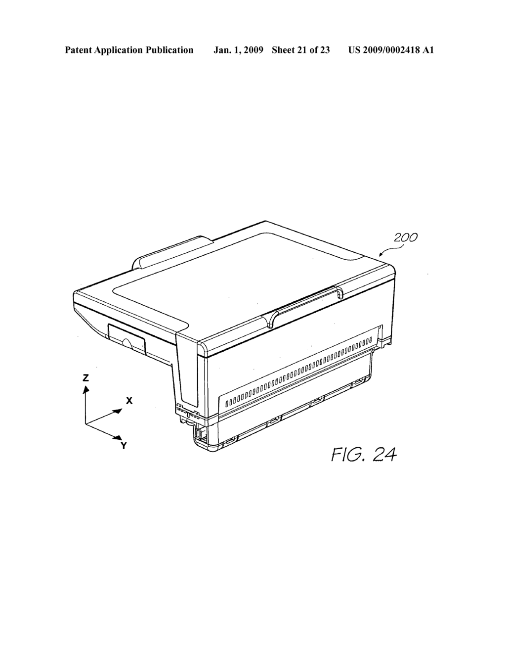 PRINTER FORMED FROM COMPLEMENTARILY FITTING PARTS - diagram, schematic, and image 22