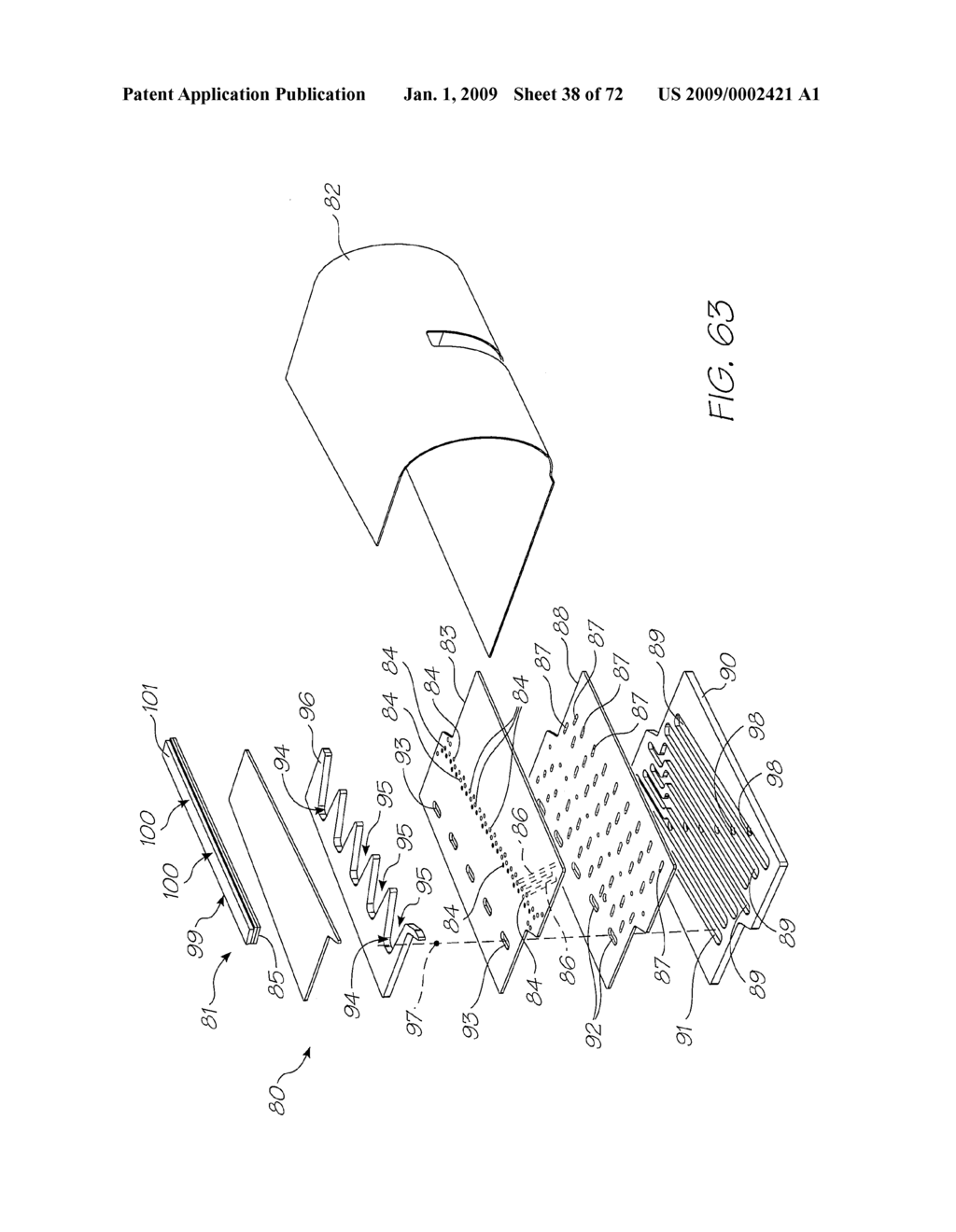 INKJET PRINTHEAD COMPRISING BONDED HEATER ELEMENT AND DIELECTRIC LAYER WITH LOW THERMAL PRODUCT - diagram, schematic, and image 39