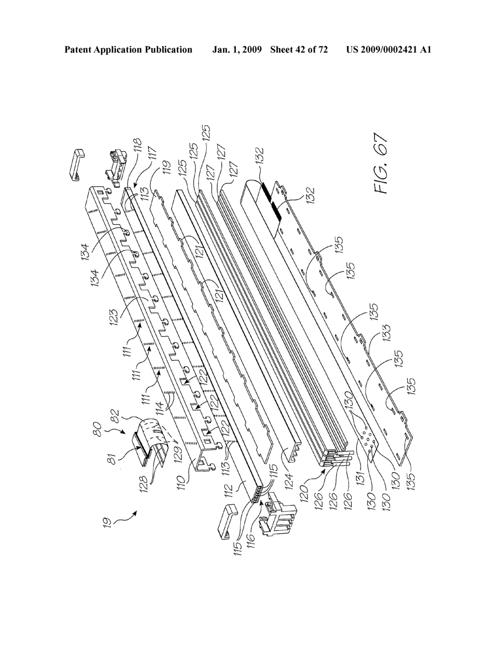 INKJET PRINTHEAD COMPRISING BONDED HEATER ELEMENT AND DIELECTRIC LAYER WITH LOW THERMAL PRODUCT - diagram, schematic, and image 43