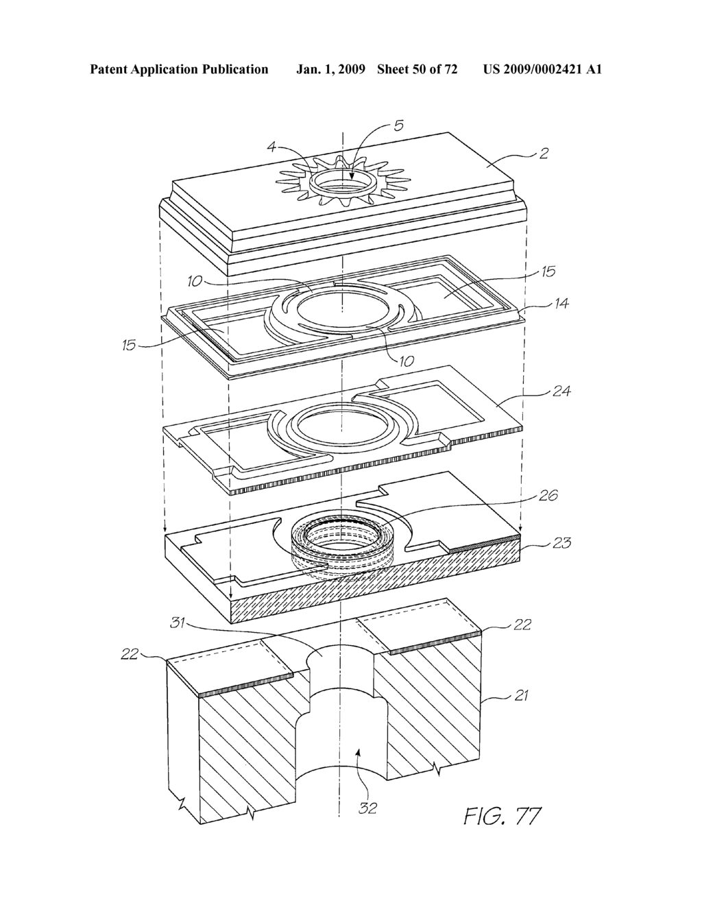 INKJET PRINTHEAD COMPRISING BONDED HEATER ELEMENT AND DIELECTRIC LAYER WITH LOW THERMAL PRODUCT - diagram, schematic, and image 51