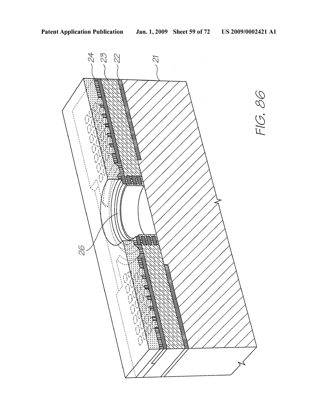 INKJET PRINTHEAD COMPRISING BONDED HEATER ELEMENT AND DIELECTRIC LAYER WITH LOW THERMAL PRODUCT - diagram, schematic, and image 60