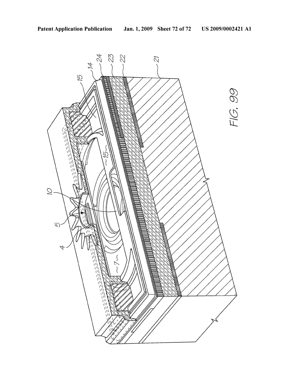 INKJET PRINTHEAD COMPRISING BONDED HEATER ELEMENT AND DIELECTRIC LAYER WITH LOW THERMAL PRODUCT - diagram, schematic, and image 73