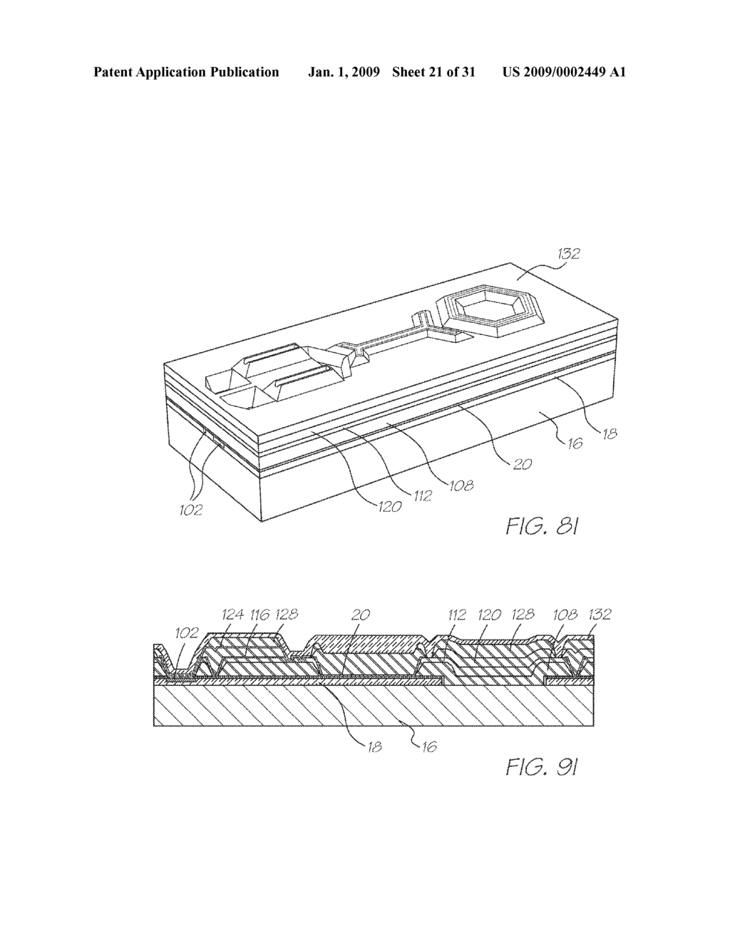 Liquid-Ejection Integrated Circuit Device Having Nozzle Shield - diagram, schematic, and image 22