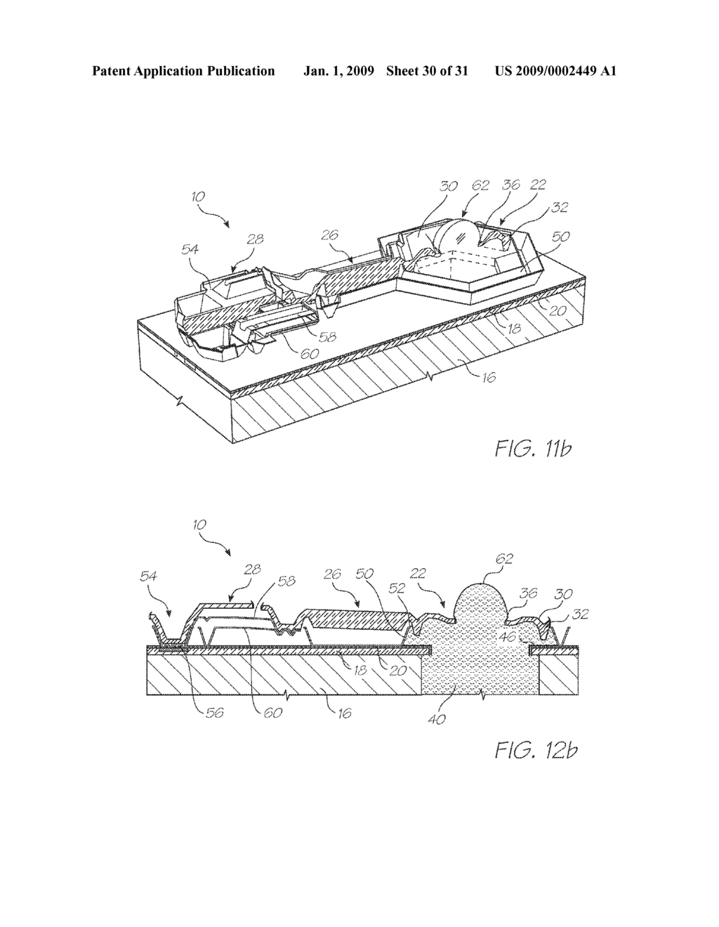 Liquid-Ejection Integrated Circuit Device Having Nozzle Shield - diagram, schematic, and image 31