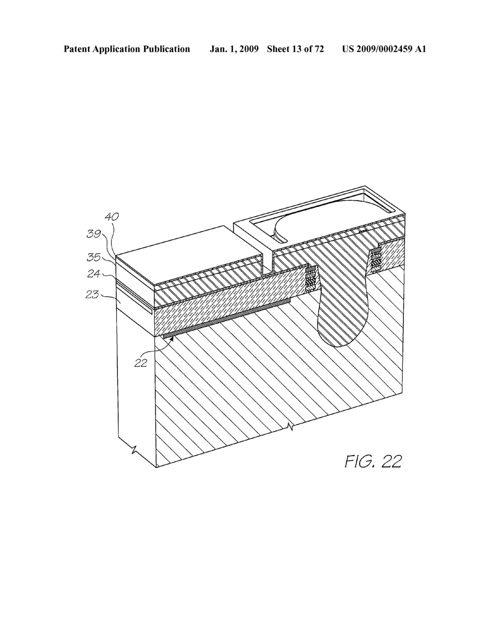 Printhead With Low Viscous Drag Droplet Ejection - diagram, schematic, and image 14