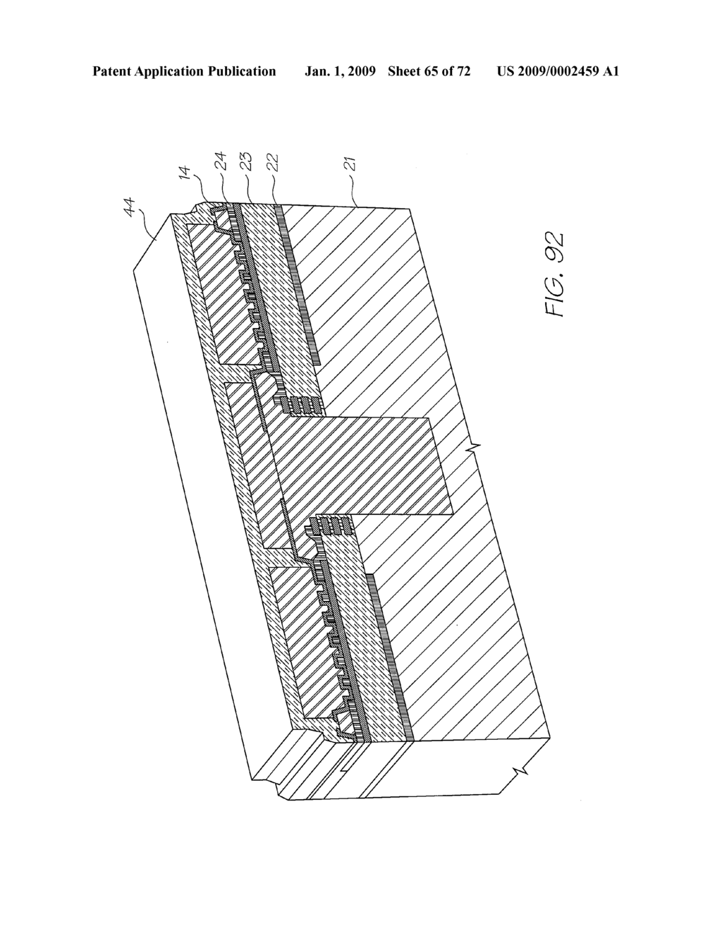 Printhead With Low Viscous Drag Droplet Ejection - diagram, schematic, and image 66