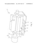 Print ink transport mechanism for selectively transporting different colored inks diagram and image