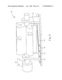 Print ink transport mechanism for selectively transporting different colored inks diagram and image