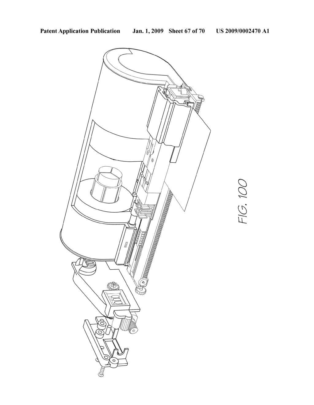 Camera Printhead Assembly With Baffles To Retard Ink Acceleration - diagram, schematic, and image 68