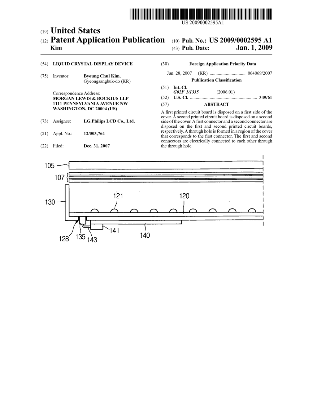 Liquid crystal display device - diagram, schematic, and image 01