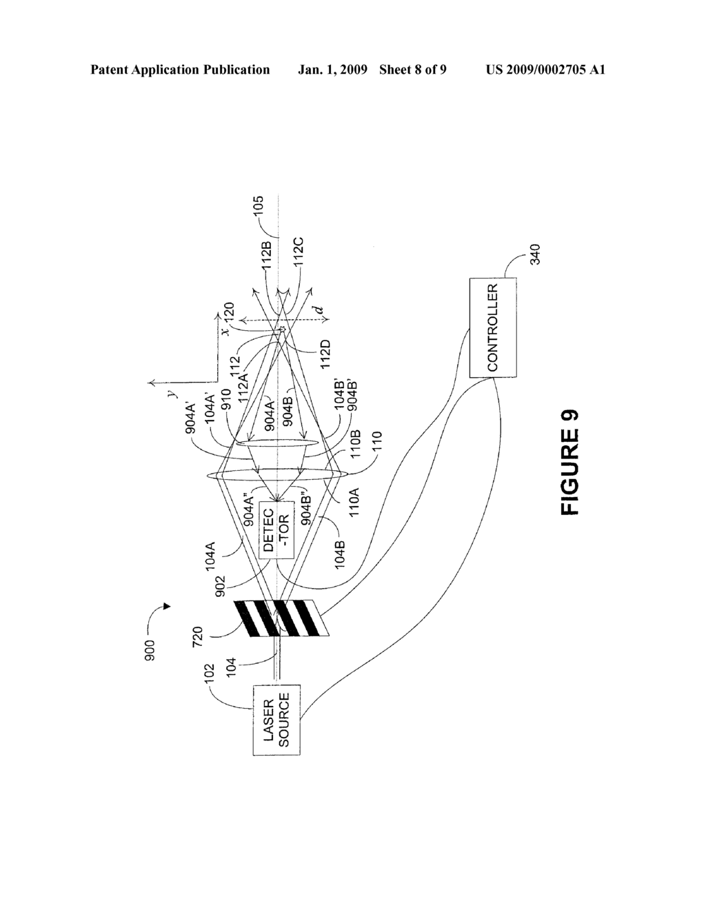 SYSTEM METHOD AND APPARATUS FOR OPTICAL DIRECTIONAL DETERMINATION - diagram, schematic, and image 09