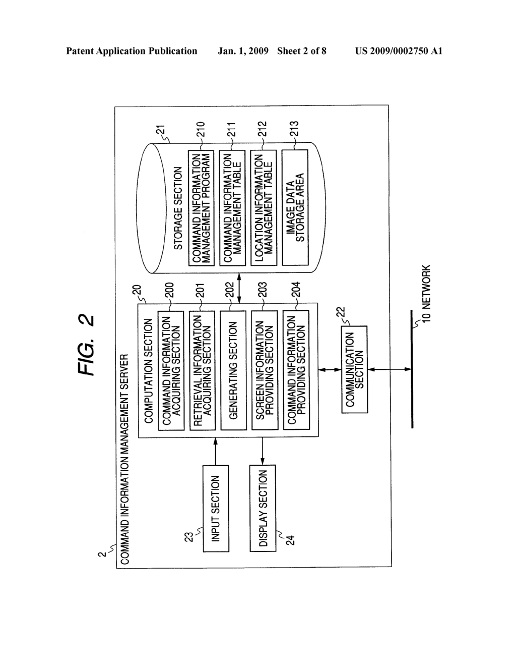 COMMAND INFORMATION MANAGEMENT APPARATUS, PRINT SYSTEM AND COMPUTER READABLE MEDIUM - diagram, schematic, and image 03