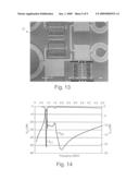 Micro-electromechanical voltage tunable capacitor and and filter devices diagram and image