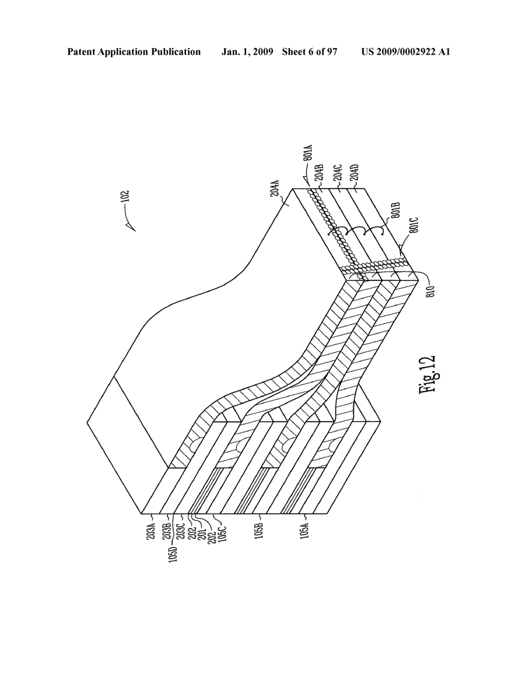 Method and apparatus for providing flexible partially etched capacitor electrode interconnect - diagram, schematic, and image 07