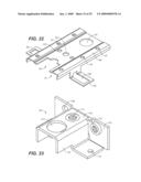 Linear lighting system having a spinal structure and an optical system separately installable thereon diagram and image