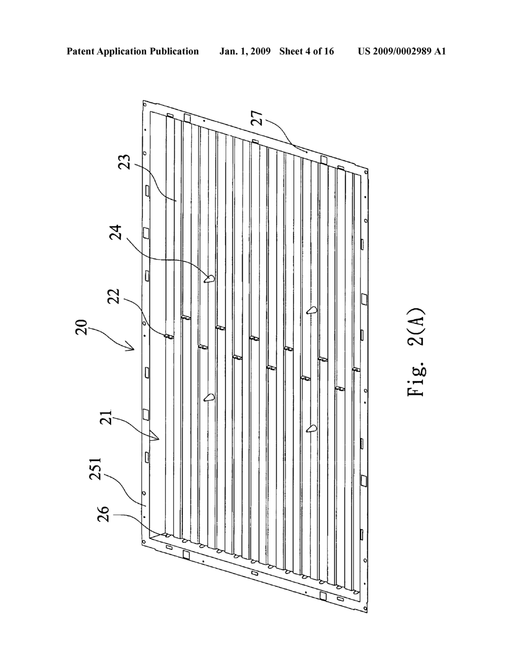 INTEGRALLY FORMED REFLECTOR STRUCTURE, BACKLIGHT MODULE USING THE SAME REFLECTOR STRUCTURE AND METHOD FOR ASSEMBLING THE SAME BACKLIGHT MODULE - diagram, schematic, and image 05