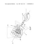 GEARED TILT MECHANISM FOR ENSURING HORIZONTAL OPERATION OF ARC LAMP diagram and image