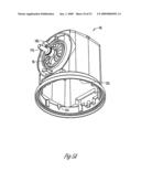 GEARED TILT MECHANISM FOR ENSURING HORIZONTAL OPERATION OF ARC LAMP diagram and image