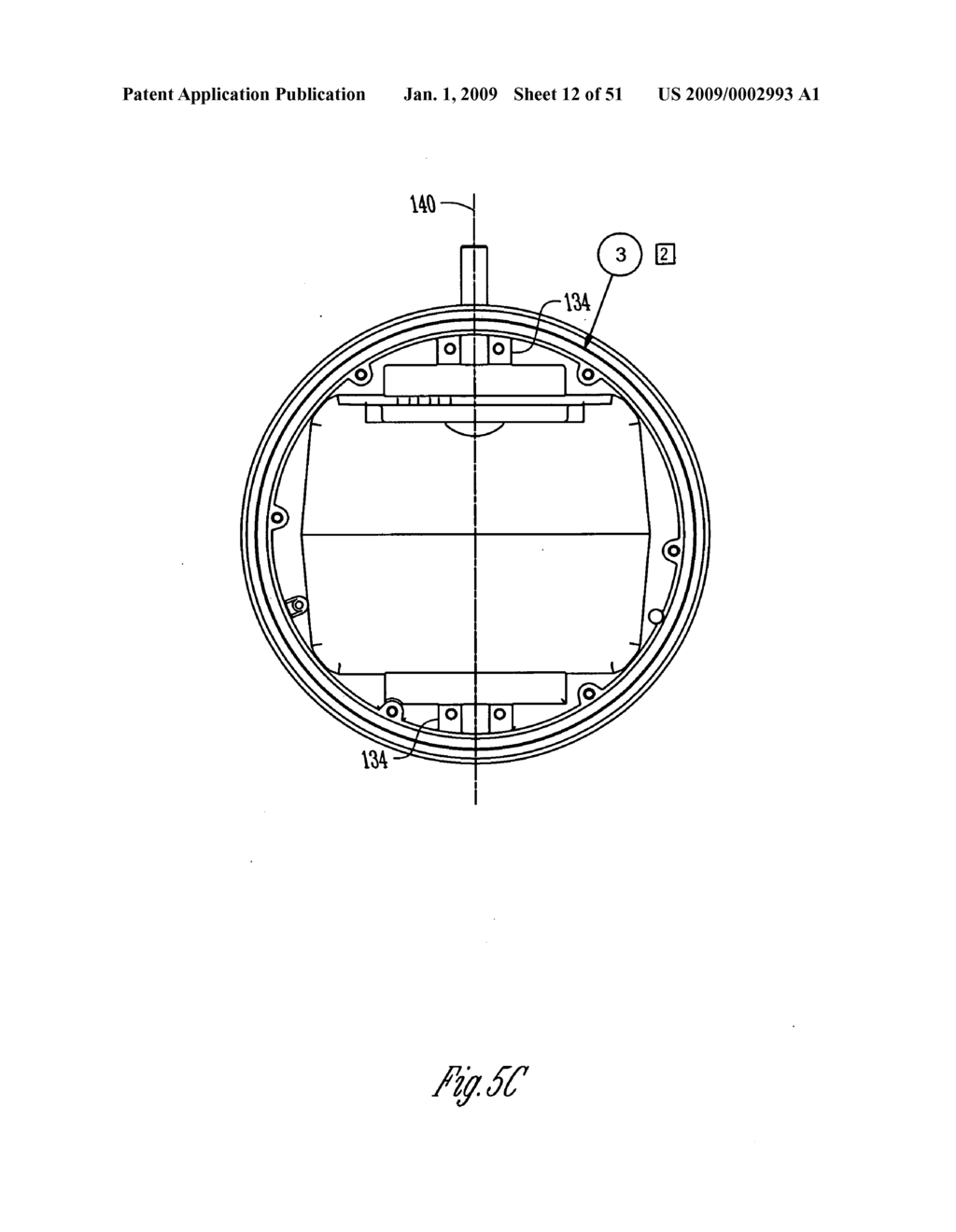 GEARED TILT MECHANISM FOR ENSURING HORIZONTAL OPERATION OF ARC LAMP - diagram, schematic, and image 13