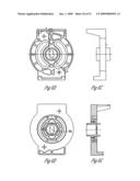 GEARED TILT MECHANISM FOR ENSURING HORIZONTAL OPERATION OF ARC LAMP diagram and image