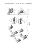 GEARED TILT MECHANISM FOR ENSURING HORIZONTAL OPERATION OF ARC LAMP diagram and image