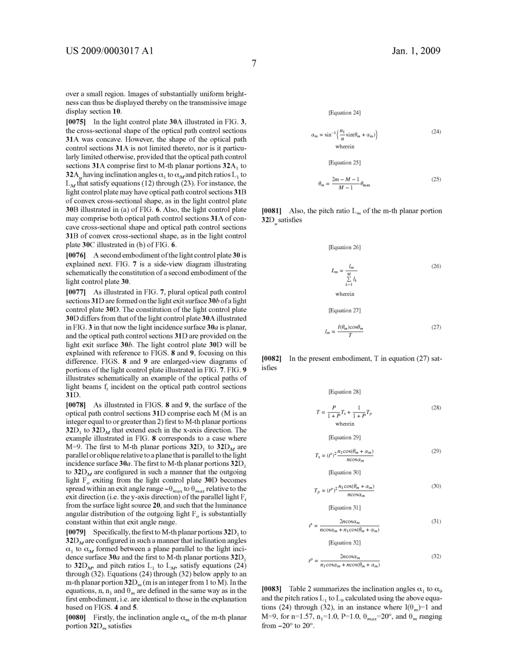 LIGHT CONTROL PLATE, SURFACE LIGHT SOURCE DEVICE AND TRANSMISSIVE IMAGE DISPLAY DEVICE - diagram, schematic, and image 22