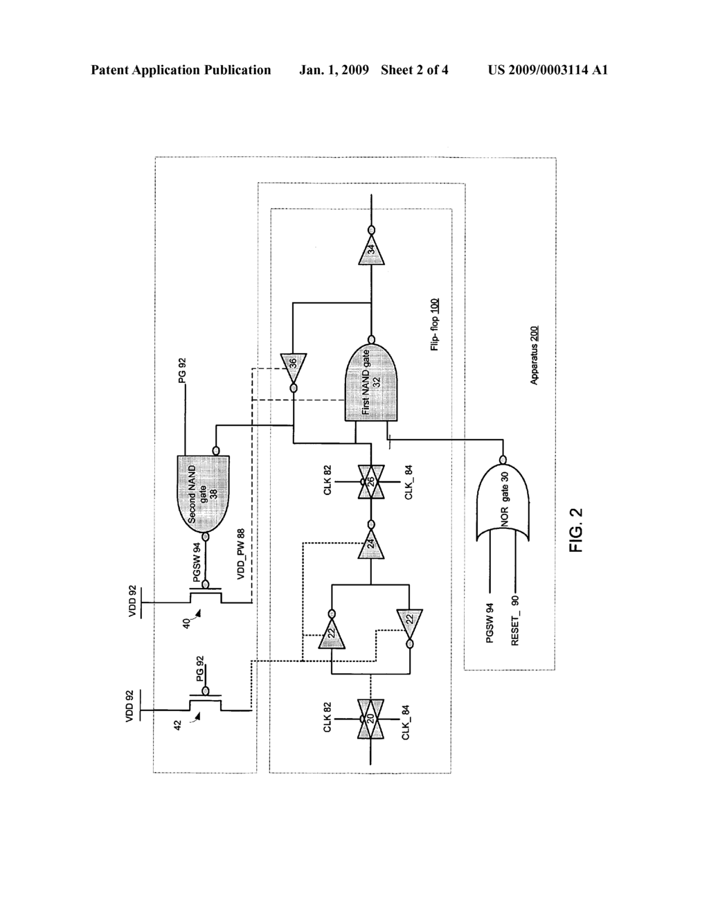 Apparatus and Method for Reducing Power Consumption Using Selective Power Gating - diagram, schematic, and image 03