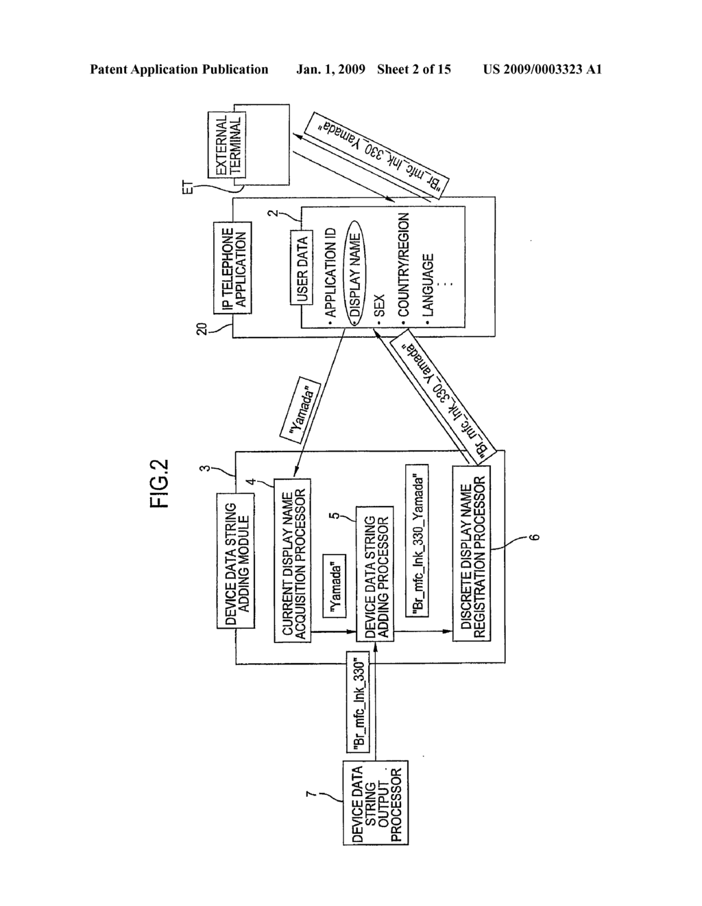 IP TELEPHONE SYSTEM AND IP TELEPHONE TERMINAL USED THEREIN - diagram, schematic, and image 03