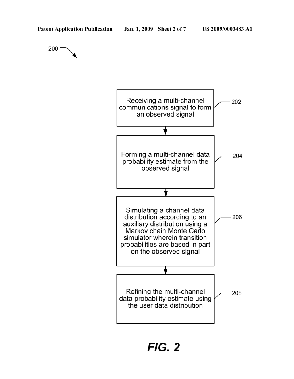 Detector and Method for Estimating Data Probability in a Multi-Channel Receiver - diagram, schematic, and image 03