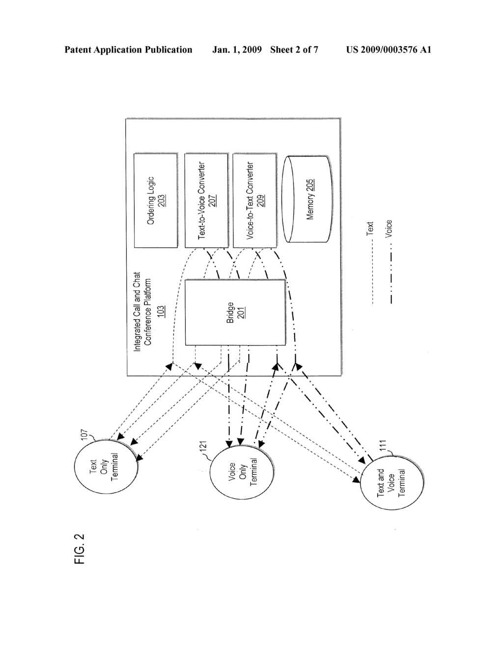 SYSTEM AND METHOD FOR PROVIDING CALL AND CHAT CONFERENCING - diagram, schematic, and image 03