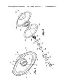 SINGLE MAGNET COAXIAL LOUDSPEAKER diagram and image