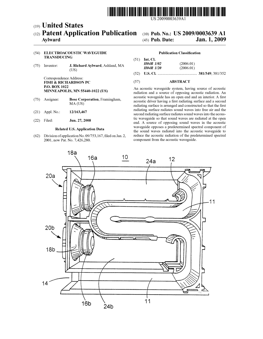 ELECTROACOUSTIC WAVEGUIDE TRANSDUCING - diagram, schematic, and image 01