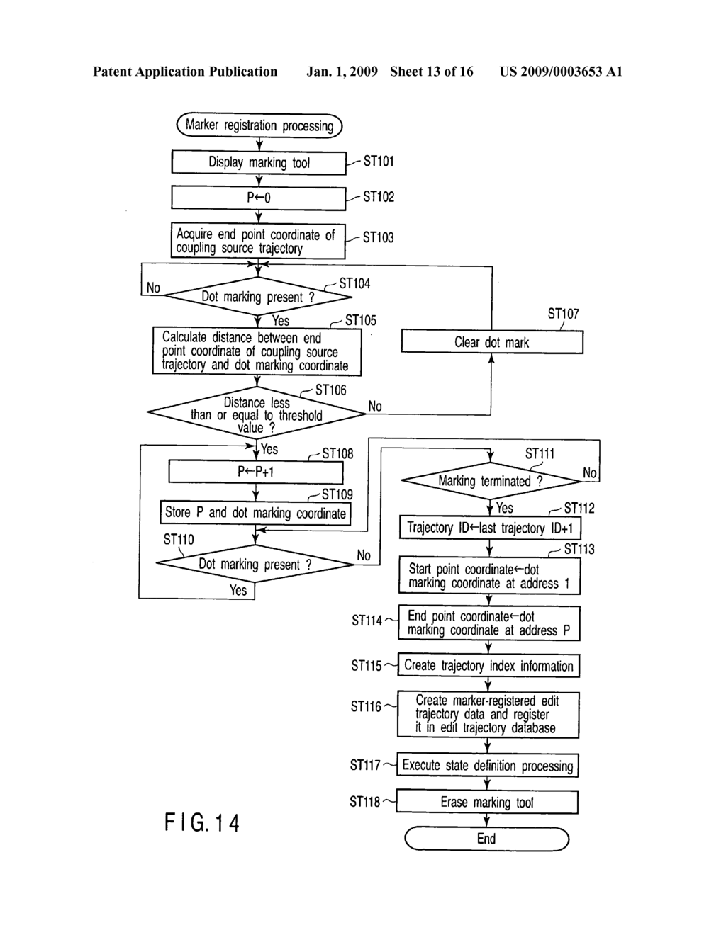 Trajectory processing apparatus and method - diagram, schematic, and image 14