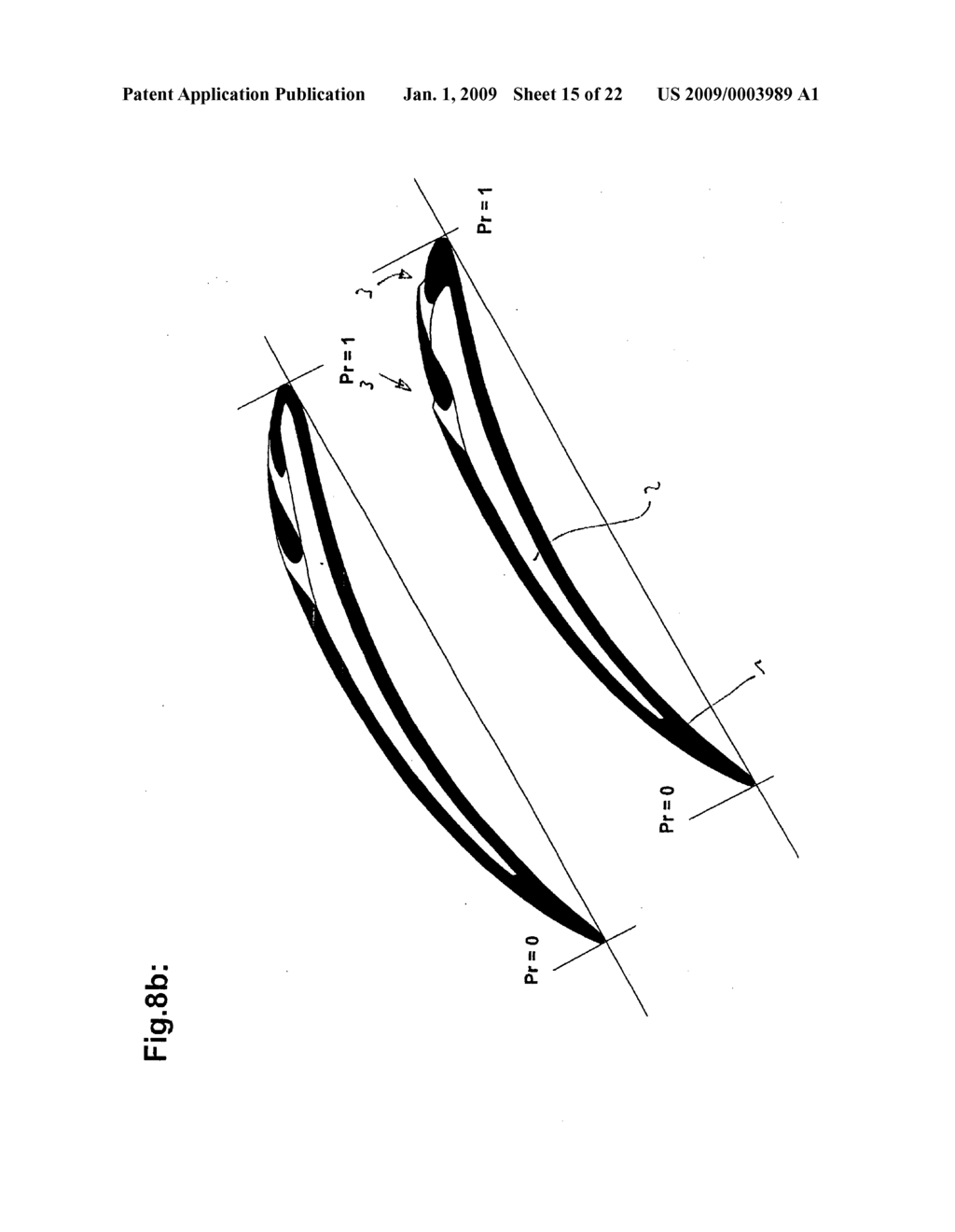 Blade with tangential jet generation on the profile - diagram, schematic, and image 16