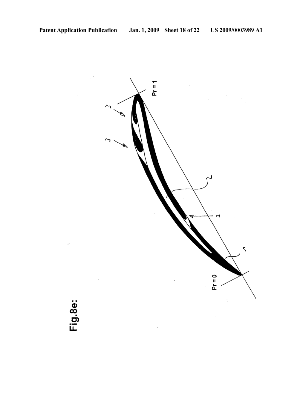 Blade with tangential jet generation on the profile - diagram, schematic, and image 19