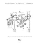 DEVICE FOR COOLING THE SLOTS OF A ROTOR DISK IN A TURBOMACHINE HAVING TWO AIR FEEDS diagram and image